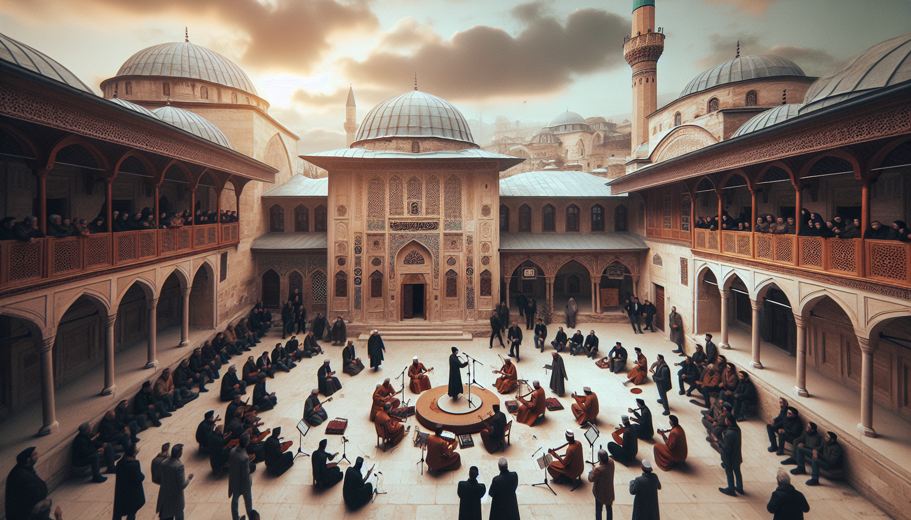 Karatay Medresesi Avlusunda Ezanın Yankısı