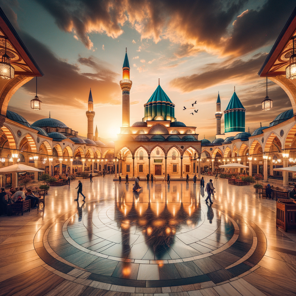 Mevlana Meydanı'nın Büyüleyici Atmosferi