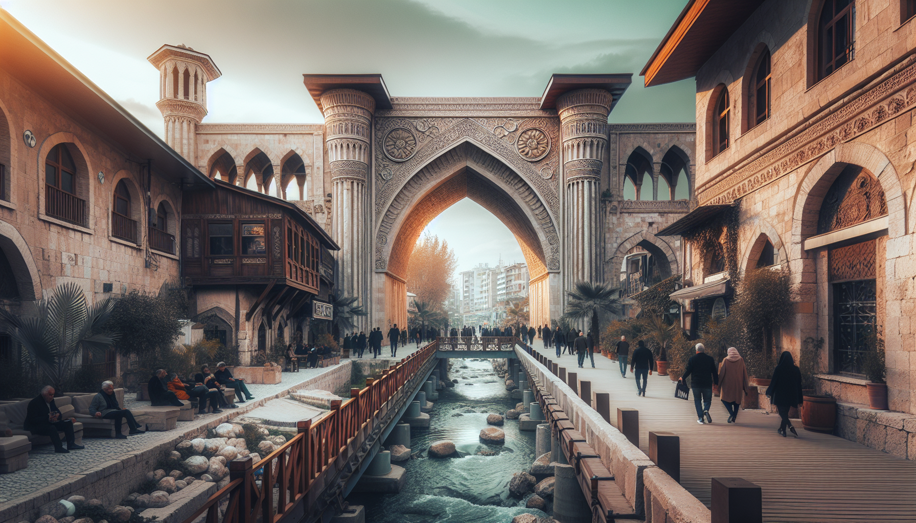 Tarihi Meram Köprüsü